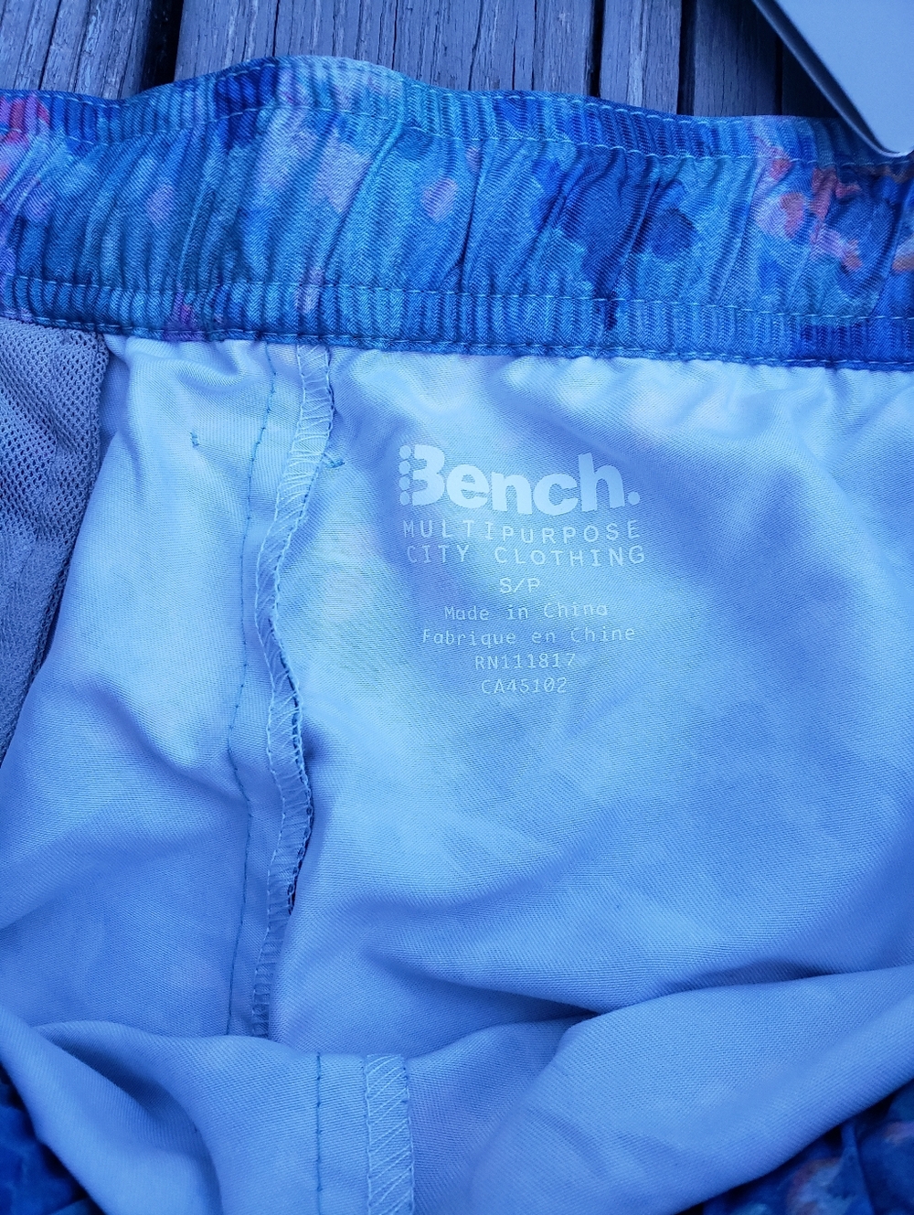 Bench Blue Multi Color Shorts - Size Small - Picture 3 of 5